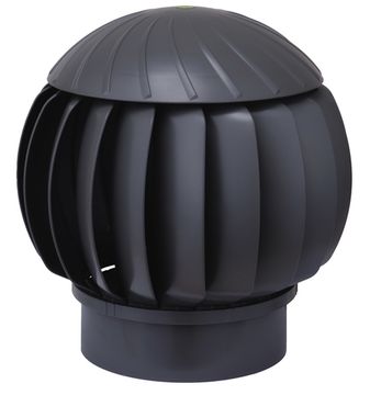 Ротационная вентиляционная турбина, РВТ 160 мм серый графит RAL 7024, серия Twister