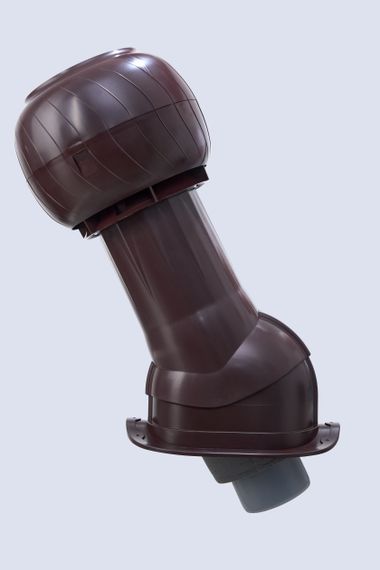 Готовый комплект, изолированный для кровли с профилем Монтеррей (Monterrey) и его аналогами d 110/160 мм, цвет коричневый RAL 8017, серия Static