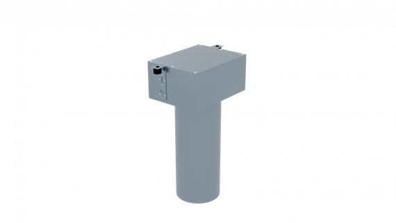 Flexag PCP-100/90x2 пленум вентиляционный потолочный, D100, на 2 выxода, L=300 мм