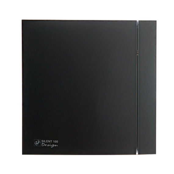 Вентилятор Soler &amp; Palau Silent Design 100 CRZ Matt Black 4C (таймер)