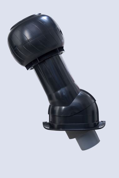 Готовый комплект, изолированный для кровли с профилем Монтеррей (Monterrey) и его аналогами d 110/160 мм, цвет черный RAL 9005, серия Static