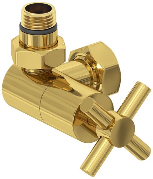 Вентиль Сунержа 3D левый крест (G 1/2&quot; НР х G 3/4&quot; НГ)