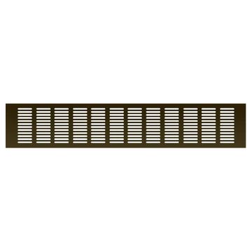 Вентиляционная решетка Благовест 100x600, бронза