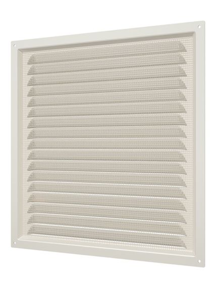 Решетка вентиляционная МЭ сетка 300х300 окрашенная сталь Ivory ERA