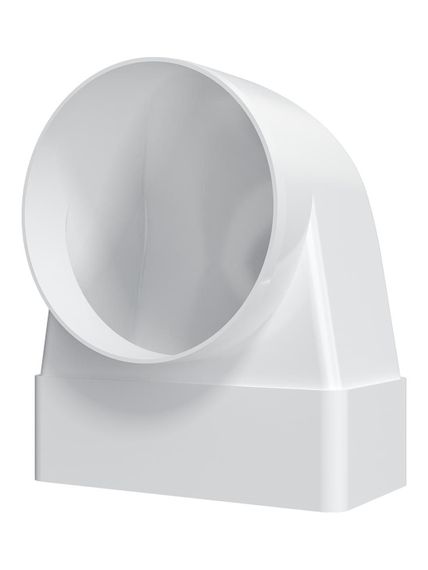 Переходник СККП D100 90° 60х120 пластик ERA