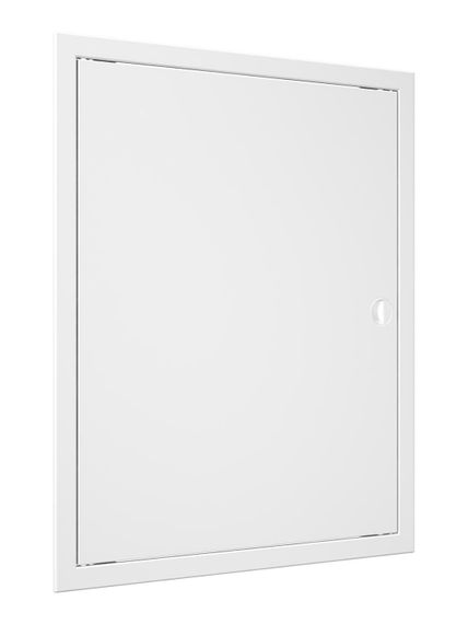 Люк ревизионный ЛР фланец 396х496 ручка 418х518 пластик EVECS