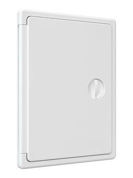 Люк ревизионный ЛТП накладной ручка-задвижка 150х200 пластик EVECS