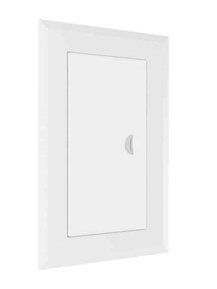 Люк ревизионный ЛТМп фланец 100х200 ручка магнит 160х260 окраш.сталь EVECS