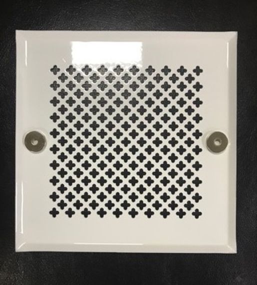 Решётка на магнитах НЕО 2 150х150 белая, маленький цветок