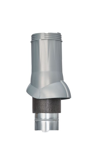 Готовый комплект, изолированный для кровли с профилем Монтеррей (Monterrey) и его аналогами d 150/160 мм, цвет серебристый RAL 9022, серия Static