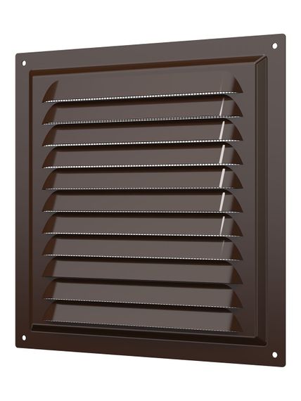 Решетка вентиляционная МЭ сетка 200х200 окрашенная сталь Brown ERA