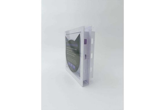 Котоход-лаз для кошки 15х15 см (проем 40мм) белый