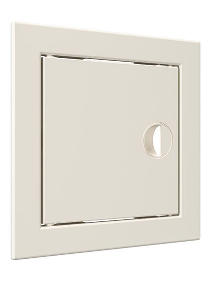 Люк ревизионный ЛР фланец 146х146 ручка 168х168 пластик Ivory EVECS