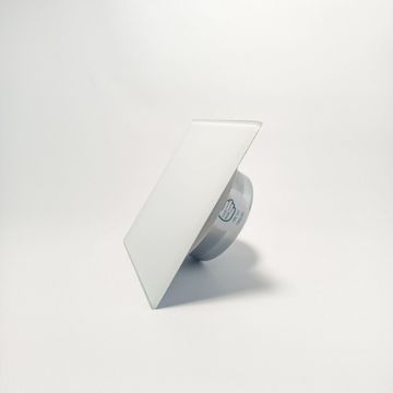 Анемостат-диффузор дизайнерский DN 125 квадрат белый (RAL9003) глянец