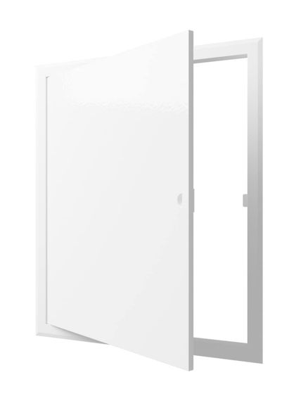 Люк ревизионный ЛТМп фланец 500х600 ручка магнит 560х660 окраш.сталь EVECS