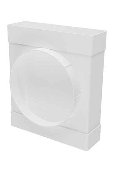 Тройник ТФП D160 с выходом 60х204 пластик ERA