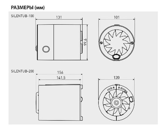 Канальный вентилятор Soler &amp; Palau Silentub-200