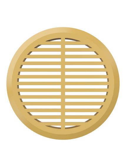 Решетка вентиляционная ДП фланец D45 переточная D50 пластик Beige 4 шт ERA