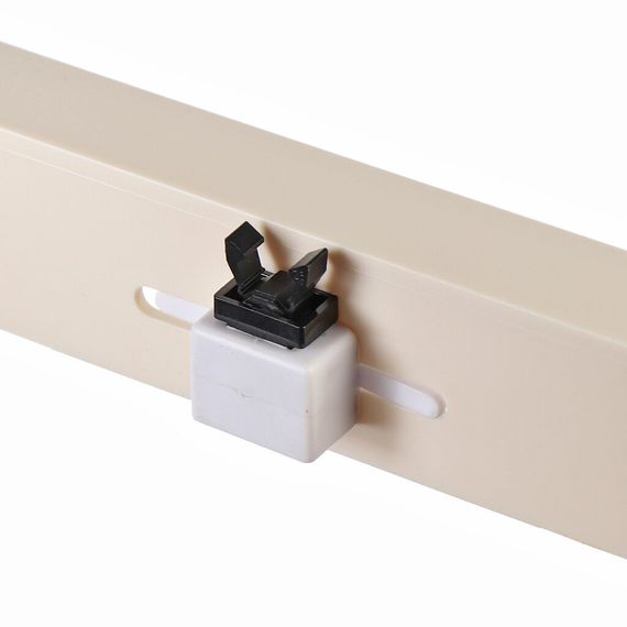 Люк-дверца ревизионная пластик, 150х300 мм, с нажимным замком &quot;PUSH&quot;, слоновая кость