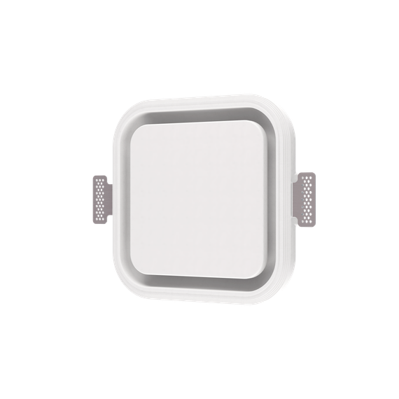 Диффузор под покраску скрытого монтажа SECRET SOFT FRAME 100/90 с приточно-вытяжным вентилятором