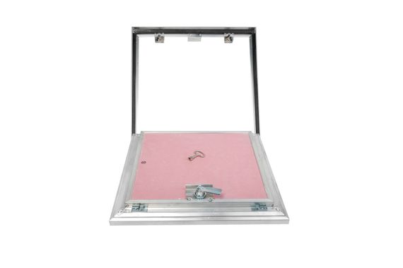 Противопожарный люк под покраску Рубеж 400х400 с трехгранным замком