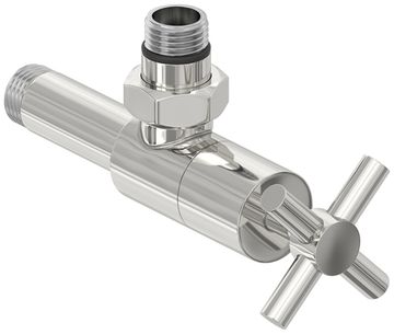 Вентиль Сунержа угловой крест (G 1/2" НР х G 1/2" НР)
