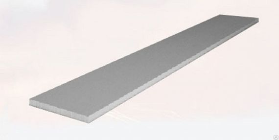 Алюминиевая полоса (шина) 80x6 (3 метра)