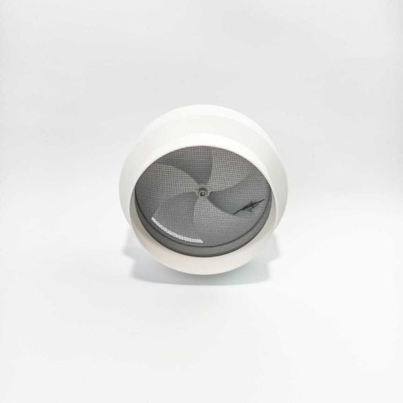 Диффузор теневой Visioner TDNP125W белый/белая крышка для натяжного потолка с регулировкой потока воздуха D 125 мм