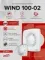 Вентилятор накладной WIND D100 тяг.выкл. ERA