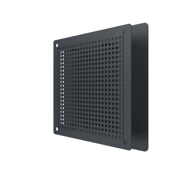 Решетка вентиляционная RVM сетка разъемная на магнитах 140х140 окрашсталь Gray ERA