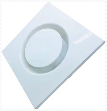 Диффузор шумоподавляющий стальной вытяжной DEC DVSQ 100