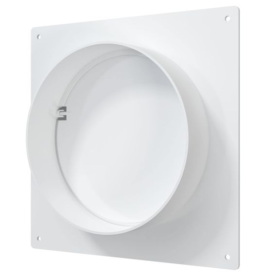 Площадка торцевая SKNPO фланец D125 соединитель обратный клапан 165х150 пластик ERA