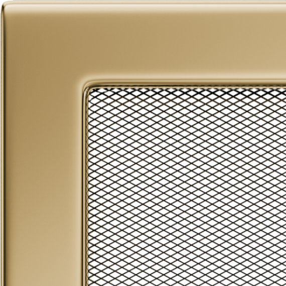 Решетка каминная Kratki Standard Позолота 17x17