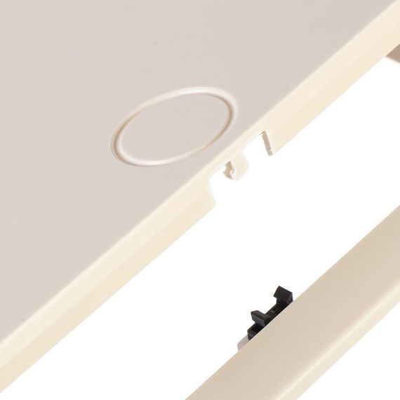 Люк-дверца ревизионная пластик, 300х400 мм, с нажимным замком &quot;PUSH&quot;, слоновая кость