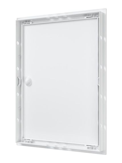 Люк ревизионный ЛР фланец 296х396 ручка 318х418 пластик EVECS