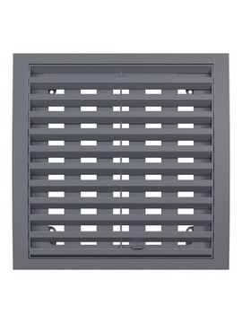 Решетка вентиляционная РРПН разъемная регулируемая 150х150 ASA Gray ERA