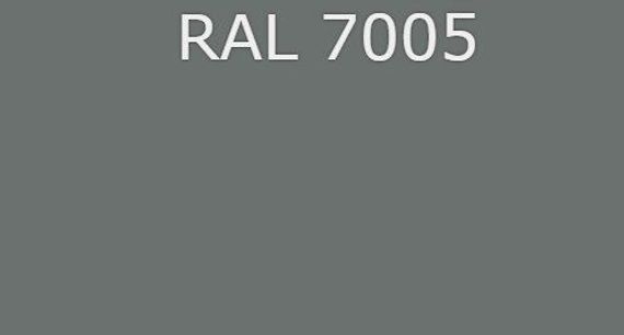 Диффузор приточно-вытяжной на магнитах регулируемый НД-100 декоративный металлический серый RAL 7005 матовый