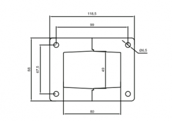Вентилятор радиальный Bahcivan BDRAS 120х60 в алюминиевом корпусе