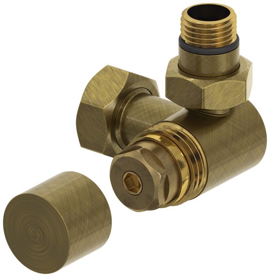 Вентиль Сунержа 3D правый под шестигранник (G 1/2&quot; НР х G 3/4&quot; НГ)