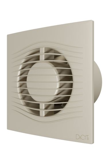 Вентилятор накладной SLIM D100 обратный клапан Ivory DICITI