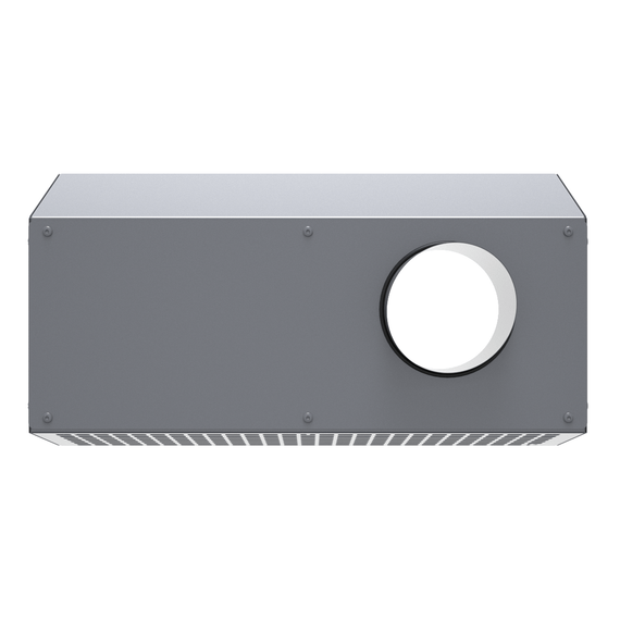 Provent IOS 160G решетка фасадная комбинированная приточно-вытяжная серая (RAL 7024)