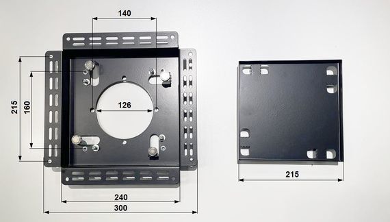 Вентилятор вытяжной теневой Visioner VD5 скрытого монтажа, под плитку