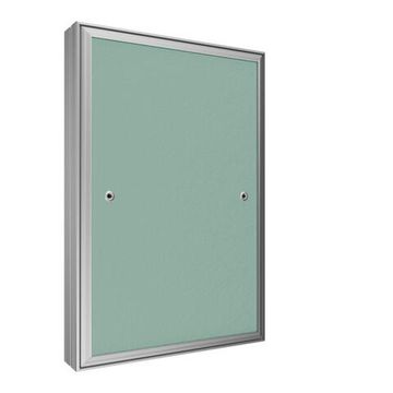 Люк ревизионный D Ceramo Base 400х600 скрытый монтаж съемный алюминий EVECS