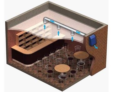 Вентилятор настенный Ванвент ВЦН-125 (320 m/h)