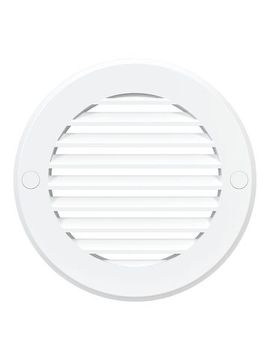 Решетка вентиляционная РК фланец D100 D136 пластик ERA