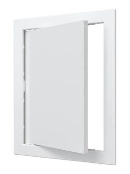 Люк ревизионный Л фланец 196х246 нажимной 218х268 пластик EVECS