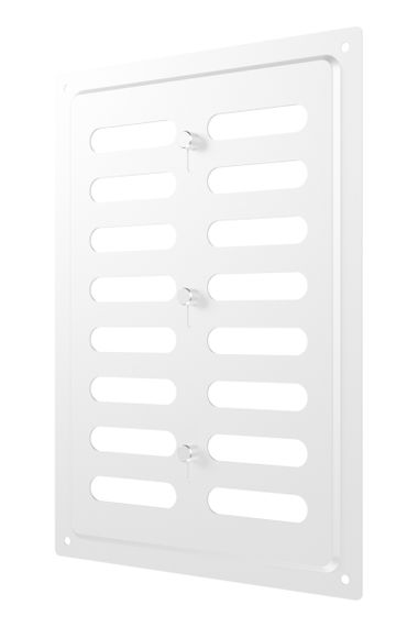 Решетка вентиляционная MER регулируемая 170х240 окраш.сталь White ERA