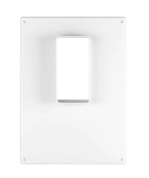 Площадка торцевая ПТВ фланец 60х120 вертикальная 180х250 пластик ERA