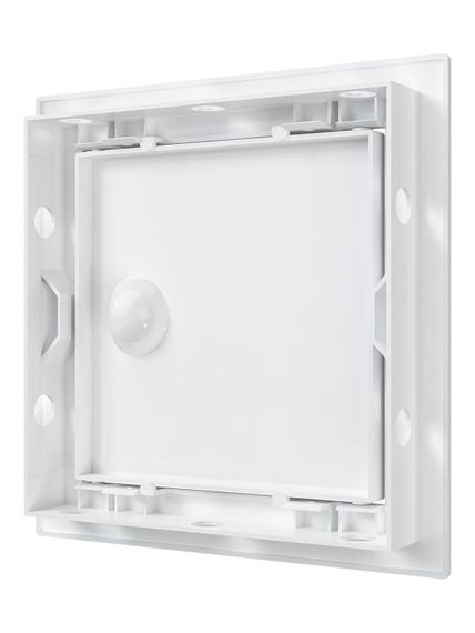 Люк ревизионный ЛР фланец 146х146 ручка 168х168 пластик EVECS