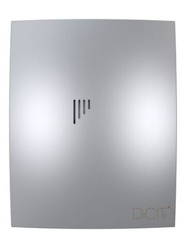 Вентилятор накладной BREEZE D100 обратный клапан Gray metal DICITI